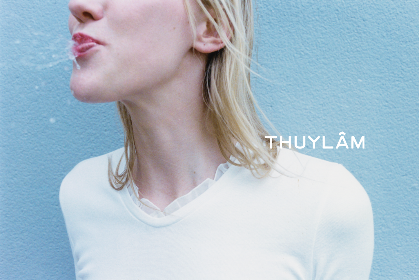The Silk Ruffle Top WHITE
