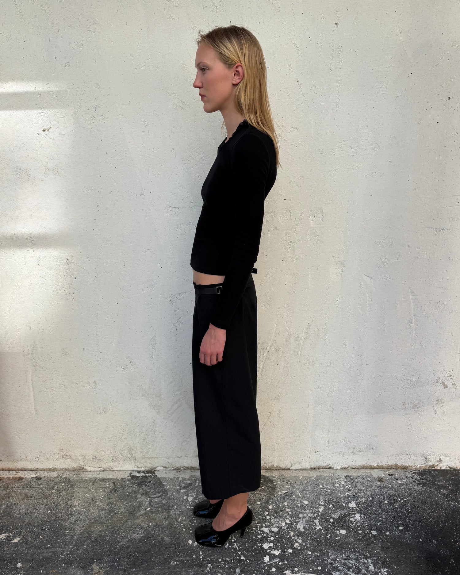 Silk Rounded V Neck